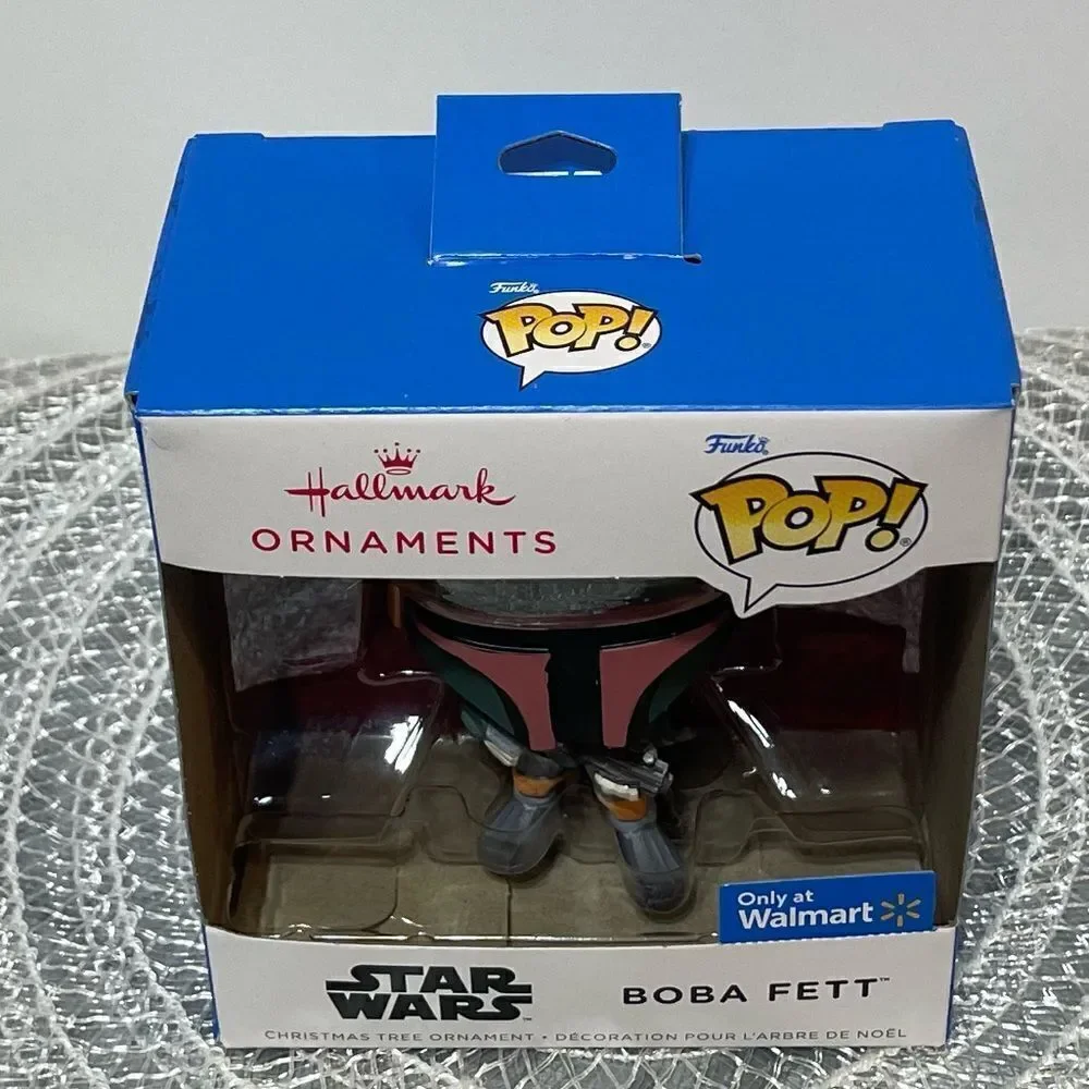 Hallmark Star Wars Boba Fett Funko POP Ornament NWT